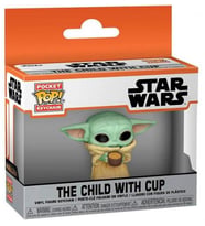 Funko Pop Pocket Keychain Star Wars The Child With Cup (Çok Renkli)