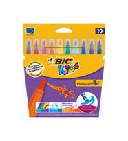 Bic Kids Visaquarelle Fırça Uçlu Keçeli Boya Kalemi 10 Renk U92188