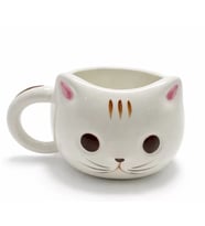 3d Kedi Tasarımlı Kabartmalı Kupa Bardak Alk5030