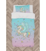 MEKTA HOME BEBEK VE ÇOCUK ODASI Uçan Unicorn Desenli Nevresim Takımı