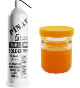 1.2mm Çap + Lehim Pastası 40 gr. Set