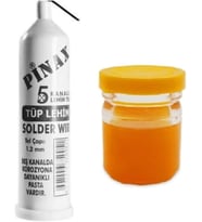 1.2mm Çap + Lehim Pastası 40 gr. Set