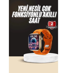 Mey İthalat® Akıllı Saat Android İos Uyumlu Plastik Kordon Yeni Nesil