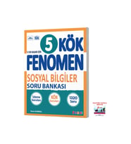 Fenomen Yayıncılık 2025-2026 5. Sınıf Sosyal Bilgiler Kök Soru Bankası %100 Başarı İçin Video Çözümlü Yeni Müfredat (Çok Renkli)