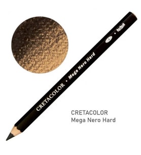 Cretacolor Mega Nero Pencil Hard Yağlı Kömür Kalem 461 48