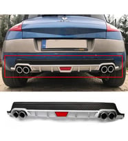 Renault Megane 2 HB Gri Difüzör Difizör Yuvarlak Egzoz Görünüm Kulaklı Tip 2002 - 2009
