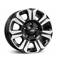 AKD-A1239-04 6.5x16" 5x118 ET60 71.1 Black Diamond 16 İnç Jant Takımı (4 Adet)