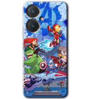 Vivo Y27 Kılıf HD Desen Baskılı Kılıf - Avengers Cartoon