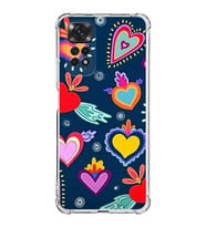 PrintiFy Xiaomi Redmi Note 11 Pro Uyumlu Retro Color 3 Baskılı Şeffaf Köşe Korumalı Antişok Kılıf