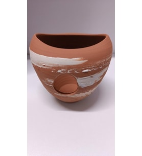 Netx Çömlek Büyük Vatoz Küpü 14x13 Cm Elips Ağızlı Akvaryum Dekoru