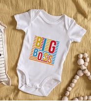 BK Kids Big Boss Tasarımlı Bebek Body Zıbın - Model 1