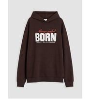 LCW Kids Kahverengi Kapüşonlu Kalın Erkek Çocuk Sweatshirt