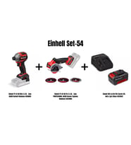 Einhell Set-54 (18/250 Darbeli Vidalama+18/76-C Li BL Kesme Taşlama Makinesi+4,0 Ah Akü Şarj Cihazı)