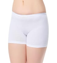 Tutku Kadın Likralı Pantolon Külodu 0154 - 6 Adet (Beyaz)
