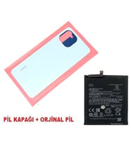 Tkgz Xiaomi Mİ 11 LİTE Arka Pil Batarya Kapağı + PİL (CAM) MAVİ