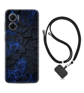 Xiaomi Redmi Note 11E Kılıf Resimli Boyun Askılı İpli Desenli Silikon Series Karmaşık 1874