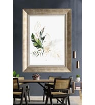 GÜMÜŞ ÇERÇEVELİ PASPARTULU TABLO V511