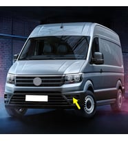 VW Crafter 2017-2025 Sol Sis Farı Üstü Izgara Kapak 7C0807245