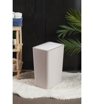 Perotti 13248 Taupe White Molly 12 Litre Click Çöp Kovası
