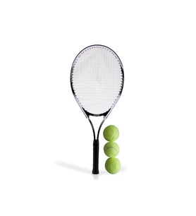 Taşıma Çantalı 27 İnç Tenis Raketi Siyah 3 Adet Top Hediyeli