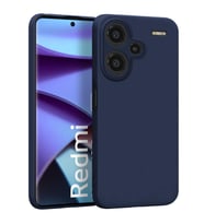 Microsonic Matte Silicone Xiaomi Redmi Note 13 Pro Plus 5G Kılıf Lacivert (Lacivert)