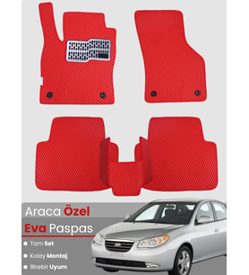HYUNDAİ ELANTRA (2006-2011) Uyumlu EVA Paspas Tam Set–Araca Özel,Kolay Montaj,Su Geçirmez