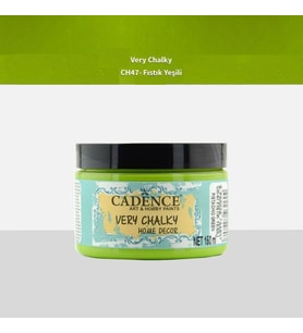 Cadence Very Chalky Home Decor Mobilya Boyası 150 ml. CH-47 FISTIK YEŞİLİ 