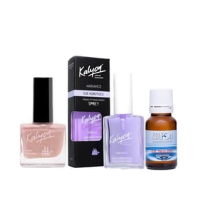 Kalyon Oje 205 + Oje Kurutucu Sprey 17 Ml + Oje Çözücü