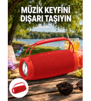 Çevreleyen Sesli RGB Destekli Kablosuz Taşınabilir Hoparlör Yeni Nesil