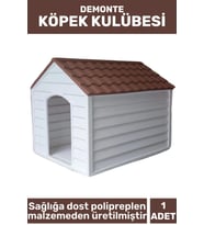 Premium Demonte Sağlıklı Polipreplen Malzeme Kolay Kurum Pet Evcil Hayvan Bahçe Köpek Kulübesi