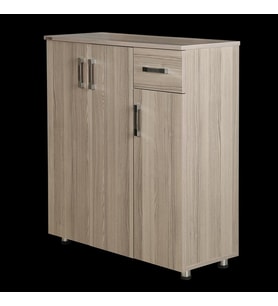 Ayakkabılık 12672 Çok Amaç Model Parlak CORDOBA Hard suntalem Demonte 5raf 1çek (Krem)