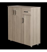 Ayakkabılık 12672 Çok Amaç Model Parlak CORDOBA Hard suntalem Demonte 5raf 1çek (Krem)