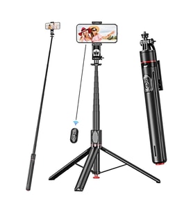 Otomatik Açılır 175 cm Uzaktan Kumandalı Tripod Selfie Çubuğu