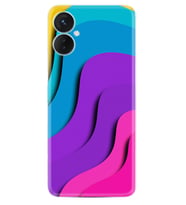 Tecno Spark 9T Kılıf Silikon Desen Özel Seri Renk Cümbüşü 1631