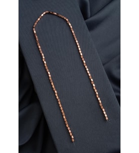 Hematit Doğal Taş Parlak Roz Dikdörtgen Kesim 2x4mm Dizi [AA]