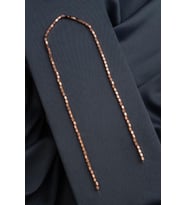 Hematit Doğal Taş Parlak Roz Dikdörtgen Kesim 2x4mm Dizi [AA]