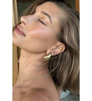 Gold Gözyaşı Damla Kadın Küpe