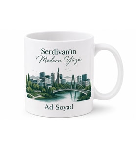 Serdivan'ın Modern Yüzü Sakarya Hatırası Kahve Kupası Hediye Bardak
