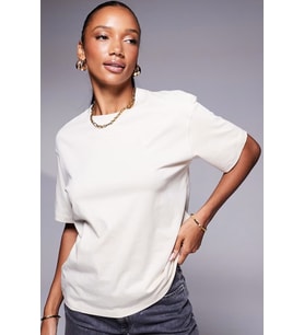 Nike Jordan Essential Girlfriend Loose Fit Womens T-Shirt Kadın Bol Kesim Pamuklu Tişört Beyaz