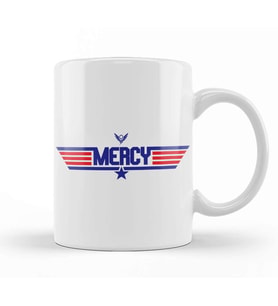 Topgun Mercy Overwatch Kupa Bardak Porselen