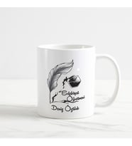 Edebiyat Öğretmeni Kupa Bardak (1. Tasarım) (Beyaz)