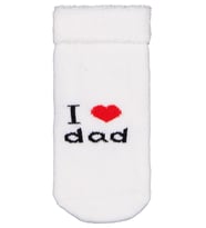 Civil Baby I Dad Kıvrık Havlu 6-18 Ay 2'li Bebek Kız Çorap Set - Standart 12 Ay