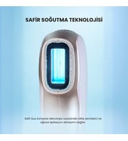 Mieco Safir Soğutma Özellikli ipl Lazer Epilasyon Aleti (Safir Cam)-Rosegold + Gözlük ve Çanta Hediyeli