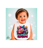 Cars Mcqueen Keten Bebek Mama Önlüğü – Yumuşak, Emici, Yıkanabilir, Özel Tasarım P035