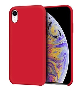 iPhone XR 6.1inch Lansman Kılıf İçi Kadife Soft Silikon Kılıf-(5775) - ETC5033-2382 (Kırmızı)