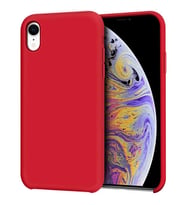 iPhone XR 6.1inch Lansman Kılıf İçi Kadife Soft Silikon Kılıf-(5775) - ETC5033-2382 (Kırmızı)