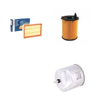 Bosch Filtre Bakım Seti Peugeot 208 1.6 BlueHDI Dizel 92 Beygir Hava + Yağ f. + Yakıt Filtre Bosch