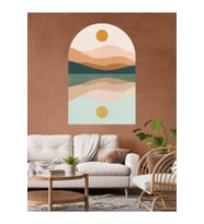 Velaris Boho Bohem Renkli Duvar Sticker