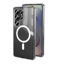 Samsung Galaxy S25 Ultra Kılıf Magneticsafe Şeffaf Silikon - Şeffaf