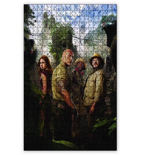 Cakapuzzle Jumanji The Next Level Dwayne Johnson Puzzle Yapboz MDF (Ahşap) (120 Parça)